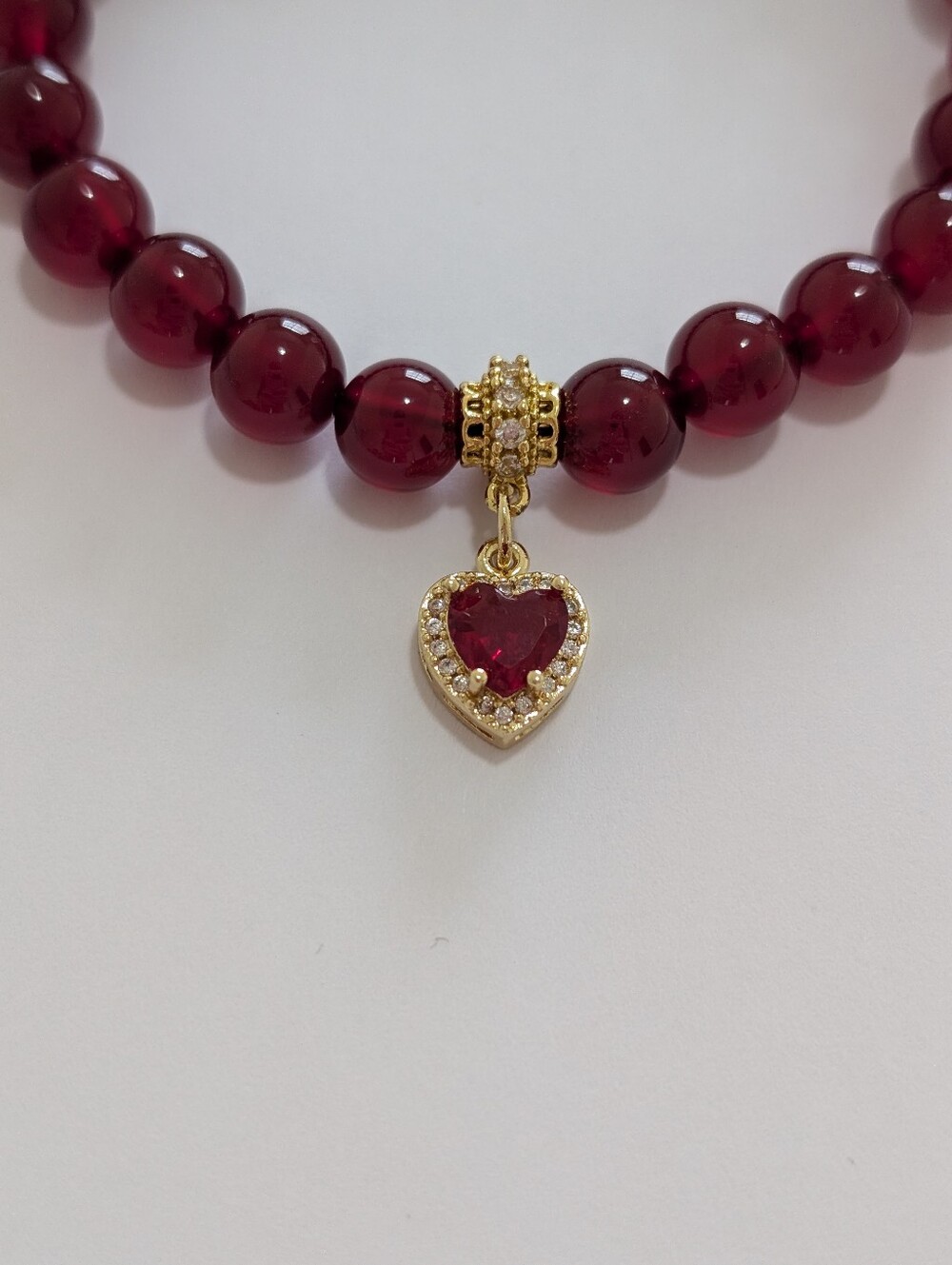 Jade Bracelet With Charm - Picture 3 of 5